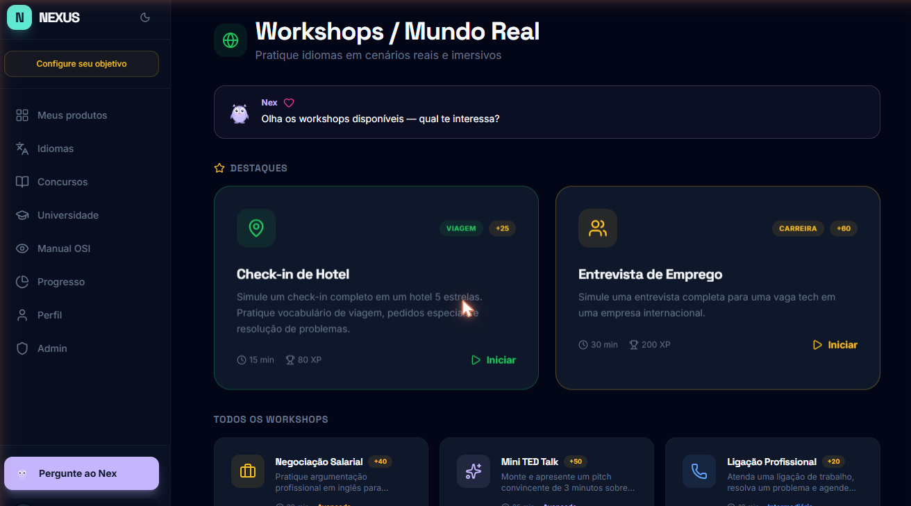 Workshops "dia real"